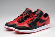 Jordan Air Jordan 1 Low Black Red Sneakers