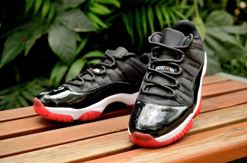 Jordan Air Jordan 11 Retro Low Black and Red Sneakers