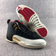 Jordan Air Jordan 12 CNY Patchwork High-Top Sneakers Black