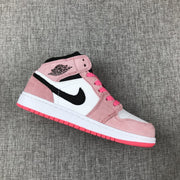 Air Jordan 1 Mid Pink Sneakers 852542-801