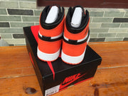 Jordan 1 High Women's Black Orange White Sneakers