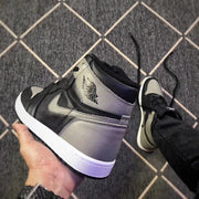 Air Jordan 1 High Shadow Black and Grey Sneakers