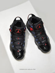 Jordan Six Rings Sneakers Black Navy Red