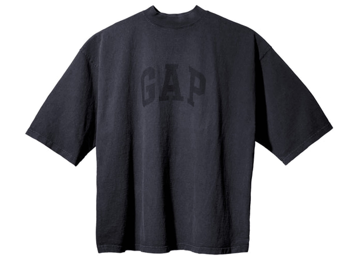 Yeezy Gap Engineered By Balenciaga Dove 3/4 Sleeve Tee Black