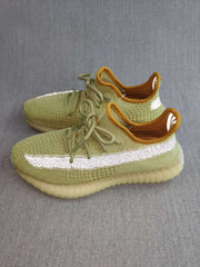 Yeezy 350 V2 Static Reflective Sneakers Green
