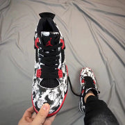 Jordan Air Jordan 4 Tattoo Black White Red Sneakers