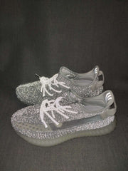 Yeezy Boost 350 V2 Gray Knit Sneakers