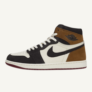 Jordan Men's Shadow Brown/Red Air Jordan 1 Retro High OG Sneakers, DZ5485 201