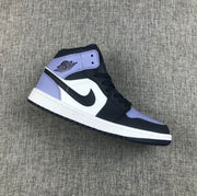 Jordan 1 Mid Sneakers Deep Blue Toe 554724-445