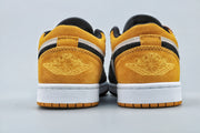 Jordan 1 Low Yellow Toe Sneakers