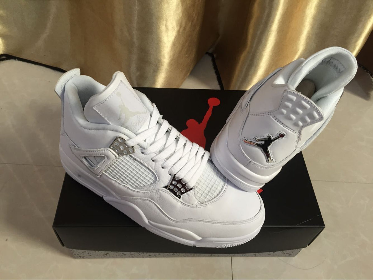 Jordan Air Jordan 4 Retro White High-Top Sneakers