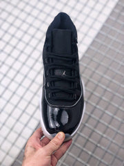 Jordan Air Jordan 11 Silver Eyelets Black White Sneakers