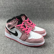 Air Jordan 1 Mid Pink Sneakers 852542-801