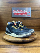Jordan 3 Retro Black Cement Gold (Women's)(steal)