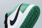Jordan 1 Low Green Toe Sneakers Black White Green