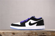 Air Jordan 1 Low White Black Concord Sneakers 553558-108