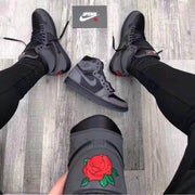Air Jordan 1 Retro High Black Rose Sneakers