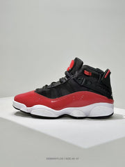 Jordan Six Rings 6-2 Black and Red Sneakers