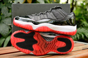 Jordan Air Jordan 11 Retro Low Black and Red Sneakers