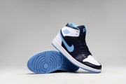 Jordan 1 High Paul Edition Navy Sneakers in Blue and White