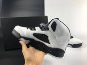 Jordan 5 Retro White Paris High-Top Sneakers