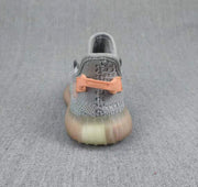 Yeezy 350 V2 Kids Sneakers Grey and Coral
