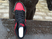 Air Jordan 1 High Black Red White Sneakers