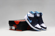 Jordan 1 High Paul Edition Navy Sneakers in Blue and White