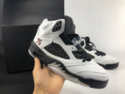 Jordan 5 Retro White Paris High-Top Sneakers