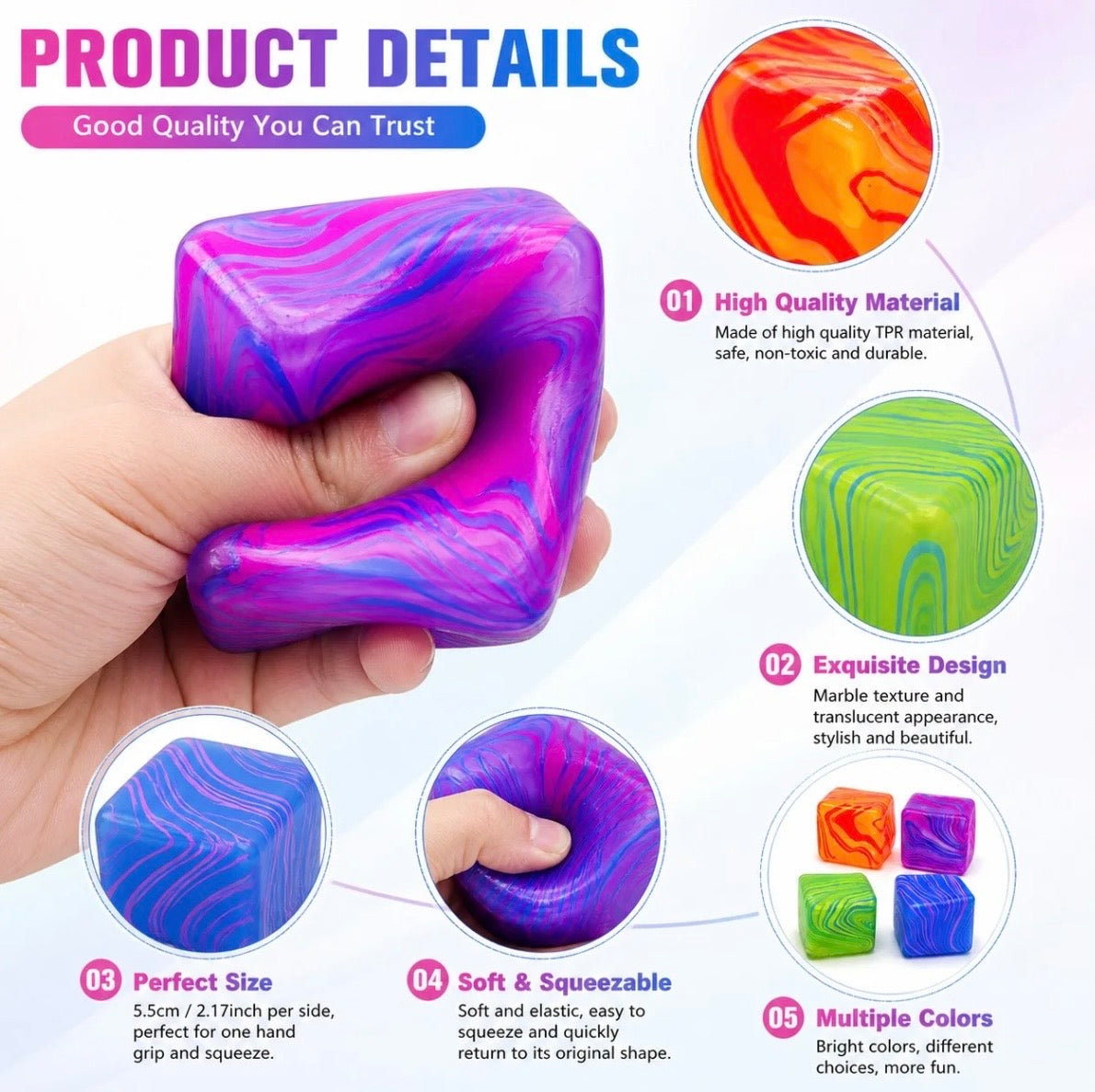 Swirl Nice Cube Ice Sugar Ball - Thick Glue/Gel