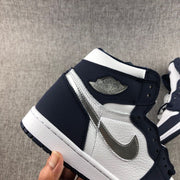 Jordan Air Jordan 1 Co.JP High Sneakers White Navy Silver DC1788-100