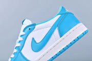 Jordan 1 Low SB UNC Blue and White Sneakers 401