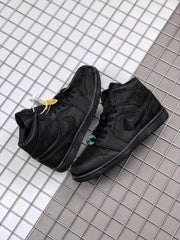 CLOT x Air Jordan 1 Mid Fearless Black Sneakers