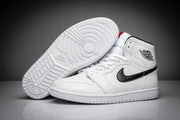 Air Jordan 1 High White and Black Sneakers