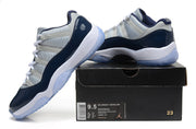 Jordan Air Jordan 11 Retro Low Sneakers, White and Navy