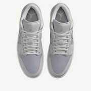 Jordan Men's Grey/Off White Air Jordan 1 Low SE Sneakers, IO2049 100