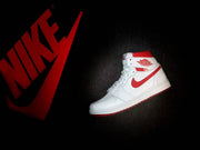Nike Air Jordan 1 High White Red Sneakers