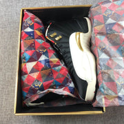 Jordan Air Jordan 12 CNY Patchwork High-Top Sneakers Black