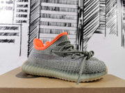 Yeezy 350 V2 Kids Sneakers in Grey and Orange