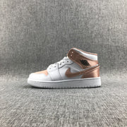Jordan 1 Mid Rose Gold Silk Women's Sneakers 555112-190