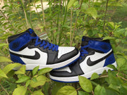 Jordan 1 High Sneakers in Black, White and Royal Blue