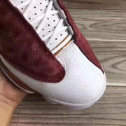 Jordan 13 Sneakers Burgundy Brown White