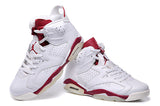 Air Jordan 6 Retro High Sneakers White and Red