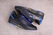 Jordan 2 Low x Off-White Black Blue Sneakers DM7866-14