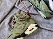 Jordan 6 TS 3M Olive High-Top Sneakers