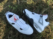 Jordan 4 Retro White Cement Men's Sneakers