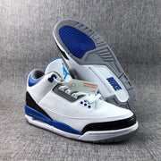 Fragment x Air Jordan 3 White Blue Sneakers CT8532-040