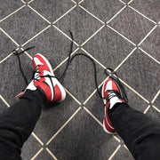 Air Jordan 1 High Black Red White Sneakers