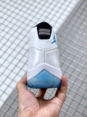 Jordan 11 Legend Blue Sneakers White Blue 378037-117