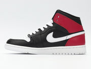 Jordan 1 High Black White Red Sneakers BQ6472-016